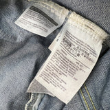 Levi's Type III Denim Jacket Mens Large Blue Medium Wash Western Trucker