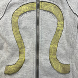 Lululemon Scuba Hoodie Womens Size 6 Gray Full Zip Sports Hooded Sweater