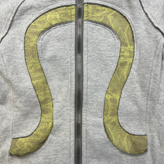 Lululemon Scuba Hoodie Womens Size 6 Gray Full Zip Sports Hooded Sweater