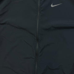 Nike Sportswear Jacket Men Large Black 3M Swoosh Full Zip Running Windbreaker