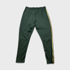 Adidas Climacool Track Pants Mens Large Green Essentials 3 Stripe Training Athletic Jogger