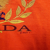 Vintage 90s Niagara Falls Canada T Shirt Mens Medium Orange Graphic Tee