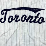 Vintage 90s University of Toronto Baseball Jersey Mens XL White Sportswear Shirt