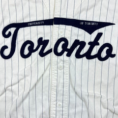 Vintage 90s University of Toronto Baseball Jersey Mens XL White Sportswear Shirt