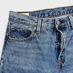 Levi's 501 '90s Style Jeans Womens 27x30 Blue Original Fit Straight Medium Wash Denim Pants