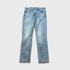 Levi's 511 Jean Mens 32x32 Blue Slim Fit Mid Rise Light Wash Stretch Denim Pants