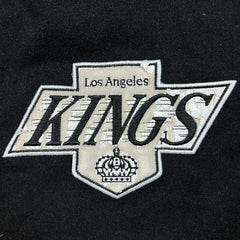 Vintage 90s Jeff Hamilton Los Angeles Kings Jacket Mens Large Reversible NHL Hockey Varsity