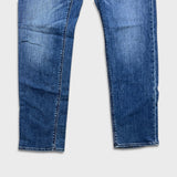 HUGO BOSS Jeans Mens 36x30 Blue Slim Straight Fit Stretch Medium Wash Denim Pants