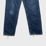 Vintage Y2K Levi's 505 Jeans Mens 36x30 Blue Regular Fit Straight Leg Dark Wash Denim Pants