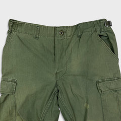 Vintage 80s Rothco BDU Pants Mens Green 31x28 Ripstop Army Military USA Cargo