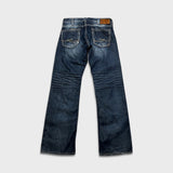 Silver Jeans Co. Zac Mens 33x34 Blue Relaxed Fit Straight Leg Dark Wash Denim Pants