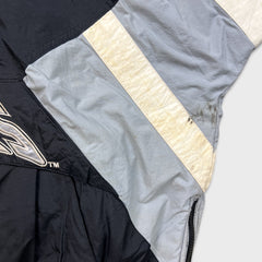 Vintage 90s Starter Pro Line Oakland Raiders Jacket Mens XL Black NFL Football 1/4 Zip Pullover