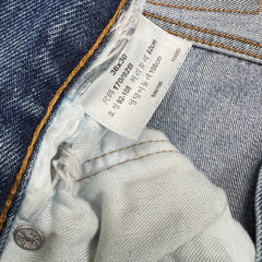 Levi's 516 Jeans Mens 36x25 Blue Regular Straight Leg Medium Wash Denim Pants