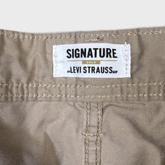 Levi's Pants Mens 40x32 Beige Signature Gold Utility Straight Leg Casual Cargo