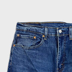 Levi's 505 Jeans Mens 34x30 Blue Medium Wash Regular Fit Straight Stretch Denim Pants