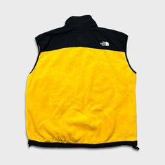 Vintage 90s The North Face Vest Jacket Mens XL Yellow Denali Polartec Outdoor Fleece