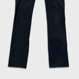 Nike Leggings Pants Womens Small Black Dri Fit Swoosh Low Rise Yoga Athletic