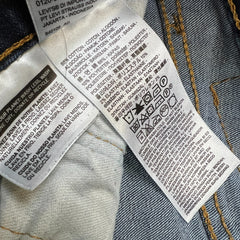 Levi's 512 Jeans Mens 34x28 Blue Slim Taper Leg Dark Wash Mid Rise Stretch Denim Pants