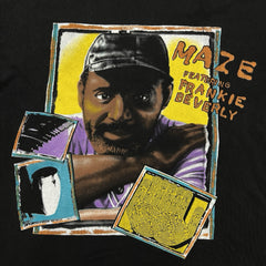 Vintage 90s Maze Frankie Beverly & Toni Braxton T Shirt Mens XL Black Brockum USA Rap Tee
