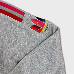 Adidas Originals Grey adiColor 3D Trefoil Sweatshirt Mens Medium Gray Crewneck