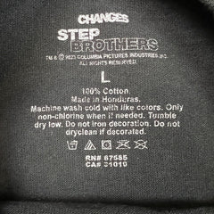 2023 Step Brothers T Shirt Mens Large Black Catalina Wine Mixer Graphic Movie Tee