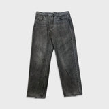 Levi's 568 Jeans Mens 33x32 Black Loose Straight Faded Dark Wash Denim Pants