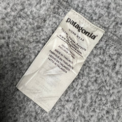 Patagonia Fleece Womens Medium Gray Outdoor Pullover Quarter Zip Jacket