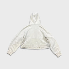 Lululemon Scuba Oversized 1/2 Zip Hoodie Womens Medium White Hooded Sweater