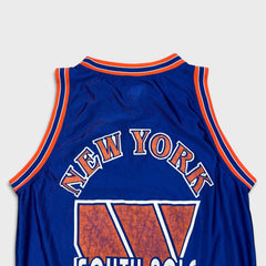 Vintage Y2K Southpole New York Knicks Jersey Mens 2XL Blue Basketball NBA