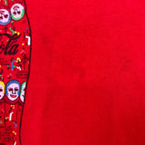 Vintage 1991 Howard Finster Coca Cola T Shirt Mens Medium Red Atlanta Folk Art Tee