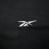Vintage 90s Reebok T Shirt Mens Large Black 1/4 Zip Athletic Tee