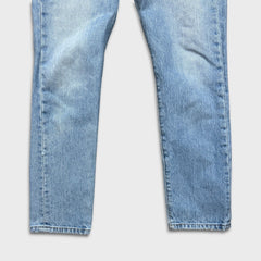 Levi's 501 S Jeans Womens 27x28 Blue Skinny Fit Slim Taper Leg Light Wash Denim Pants