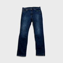 Levi's 511 Jeans Mens 34x32 Blue Slim Fit Mid Rise Dark Wash Stretch Denim Pants