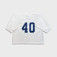 Vintage 90s CCM Houston Aeros #40 Hockey Jersey Mens 2XL White Mesh WHA