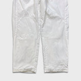 Vintage Y2K Kappa Gara AS Roma Track Pants Mens 2XL White Athletic Sportswear FIFA