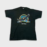 Vintage 90s South Dakota Eagle T Shirt Mens XL Black USA Animal Nature Tee