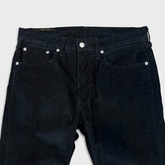 Levi's 502 Pants Mens 32x32 Black Corduroy Tapered Stretch Regular Fit Mid Rise