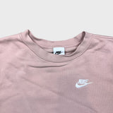 Nike Sportswear Sweatshirt Womens Medium Pink Swoosh Pullover Crewneck