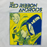 Uniqlo Dragon Ball Z T Shirt Mens Medium White Red Ribbon Androids Anime Tee