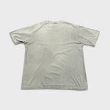Vintage 90s Blank T Shirt Mens XL Gray Sun Faded Bleached Basic Short Sleeve Tee
