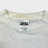 Vintage 90s Atlas World Earth T Shirt Mens XL White Short Sleeve Tultex Tee