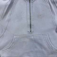 Lululemon Scuba Oversized 1/2 Zip Hoodie Womens Small Blue Hooded Sweater