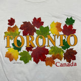 Vintage 2000 Toronto Canada Maple Leaves T Shirt Mens Small White Graphic Tee