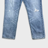 Levi's 541 Jeans Mens 36x30 Blue Athletic Taper Light Wash Distressed Denim Pants