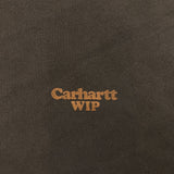 Carhartt WIP Long Sleeve Paisley Tee Buckeye Mens Large Brown Faded Shirt