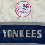 Vintage 90s New York Yankees Pro Player Jacket Mens XL White MLB Windbreaker
