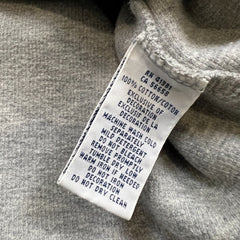 Polo Ralph Lauren Sweatshirt Mens XL Gray Pony 1/4 Zip Casual Pullover Sweater