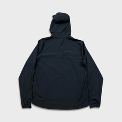 Nike Sportswear Jacket Men Large Black 3M Swoosh Full Zip Running Windbreaker