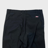 Dickies Genuine Pants Mens 32x32 Black Original Straight Faded Workwear Trousers