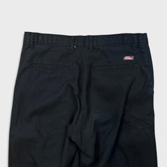 Dickies Genuine Pants Mens 32x32 Black Original Straight Faded Workwear Trousers